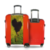 Valise Lac coeur valise romantique Rouge