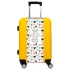 Valise Coeurs_Multicolores Jaune