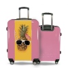 Valise Ananas Lunette valise personnalisée Rose