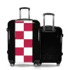 Valise Damier_rouge Noir