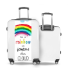 Valise Arc_En_Ciel Blanc