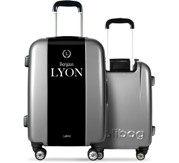 "Bonjour Lyon" Suitcase 