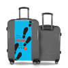 Valise Empreintes_de_Pas Gris