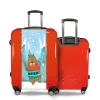 Valise Ours_sous_la_neige Rouge