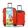 Valise Animaux_Rigolos Rouge