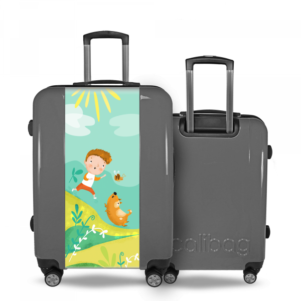 Suitcase little boy