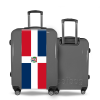 Valise Drapeau_République_Dominicaine Gris