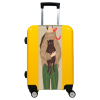 Valise Fille_Avec_Chat Jaune