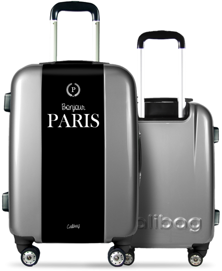 "Bonjour Paris" Suitcase 