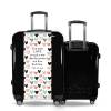 Valise Coeurs_Multicolores Noir