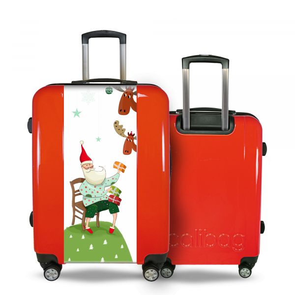 Valise Père Noël Joyeux