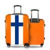 Valise Drapeau_Finlande Orange