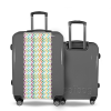 Valise Traits_Multicolores Gris