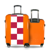 Valise Damier_rouge Orange