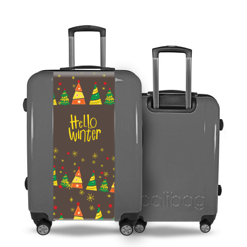 Valise Sapins_de_Noël_multicolores