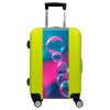 Valise Bulles Roses et bleues Vert