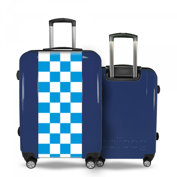 Valise Petit_damier_bleu