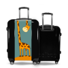 Valise Girafe_Amusante Noir