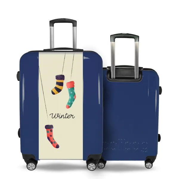 Christmas Socks suitcase