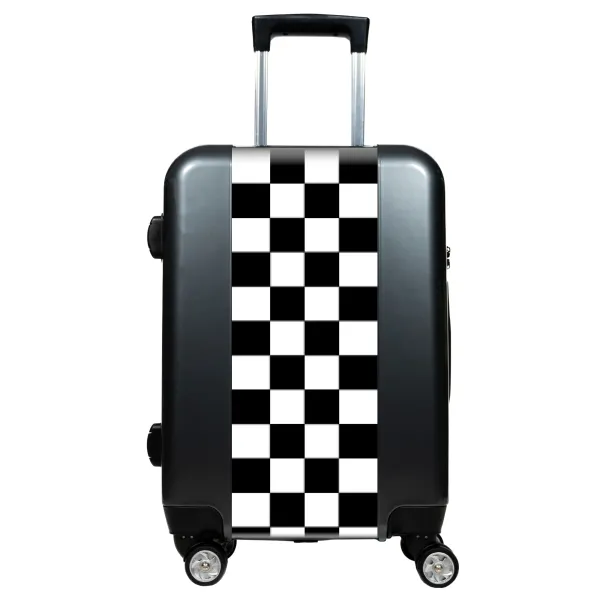 Valise Petit_damier_noir