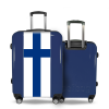 Valise Drapeau_Finlande Bleu