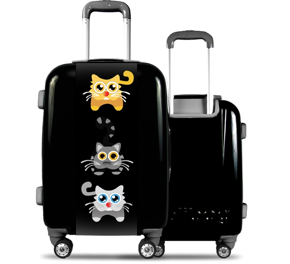 Suitcase Black Kitty