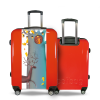 Valise Cerf_Amusant Rouge