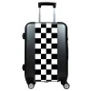 Valise Petit_damier_noir Gris
