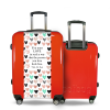Valise Coeurs_Multicolores Rouge