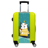 Valise Famille_ours_sous_la_neige Vert