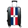 Valise Drapeau_République_Dominicaine Gris