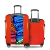 Valise Tissus_Multicolores Rouge