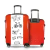 Valise BlancheVoyage Rouge