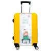 Valise Petite_Fille_en_Hiver Jaune