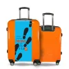 Valise Empreintes_de_Pas Orange