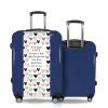 Valise Coeurs_Multicolores Bleu