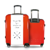Valise Live_Your_Life Rouge