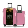 Valise Planisphere Rose