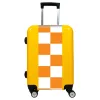 Valise Damier_orange Jaune