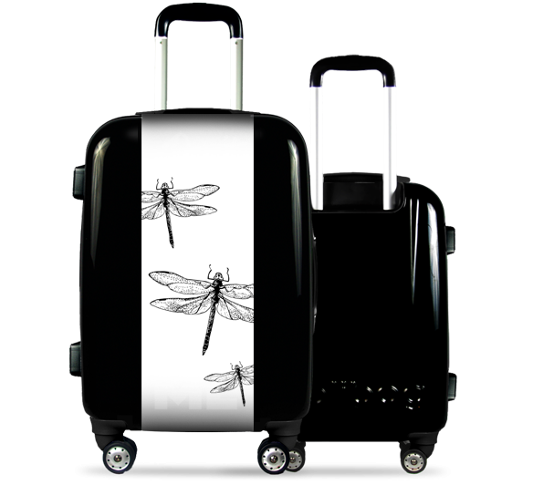 Black Suitcase Dragonflies