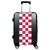 Valise Petit_damier_rouge Gris