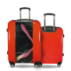 Valise Flamand rose Jungle Rouge