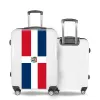 Valise Drapeau_République_Dominicaine Blanc