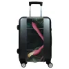 Valise Flamand rose Jungle Gris