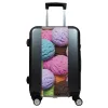 Valise Boules de glace Gris