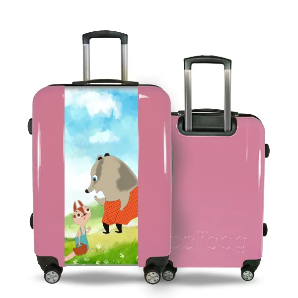 Suitcase funny pets