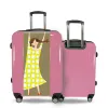 Valise Fille_Heureuse Rose