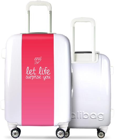 "Let Life Surprise You" Suitcase 