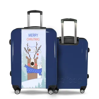 Reindeer and rabbit suitcase