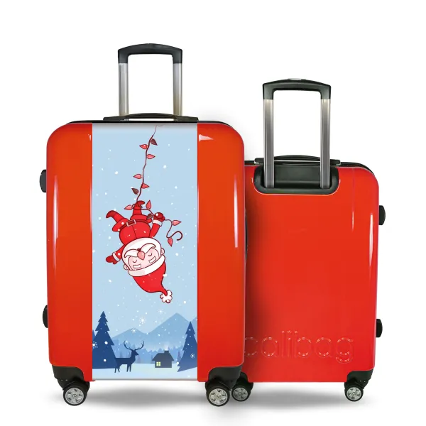 Funny Christmas suitcase
